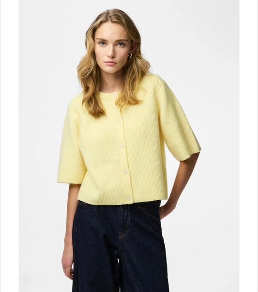 Pieces - SILLY SS - Short sleeve button front cardi