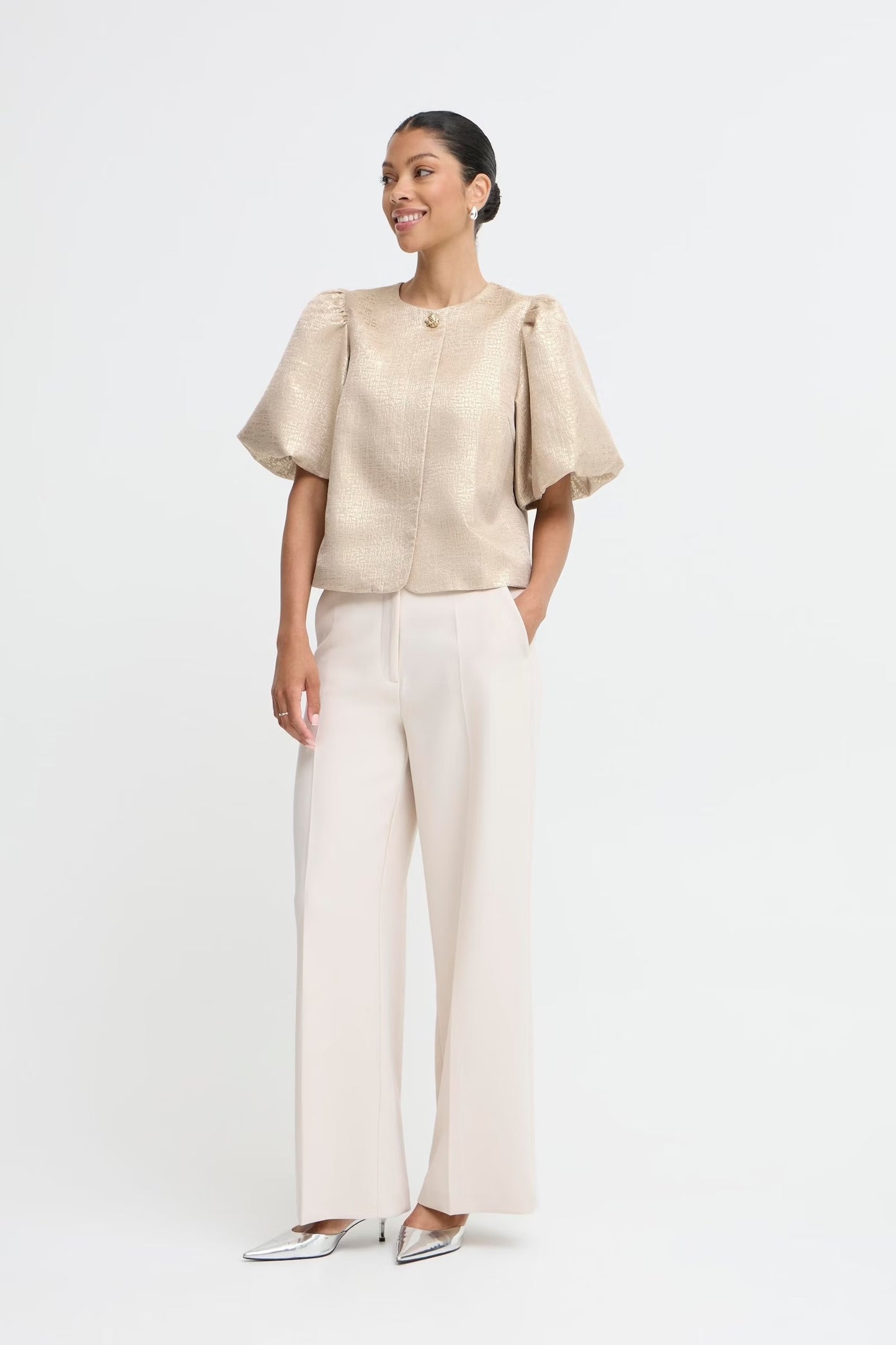 B.Young - DENOA - Wide classic trousers