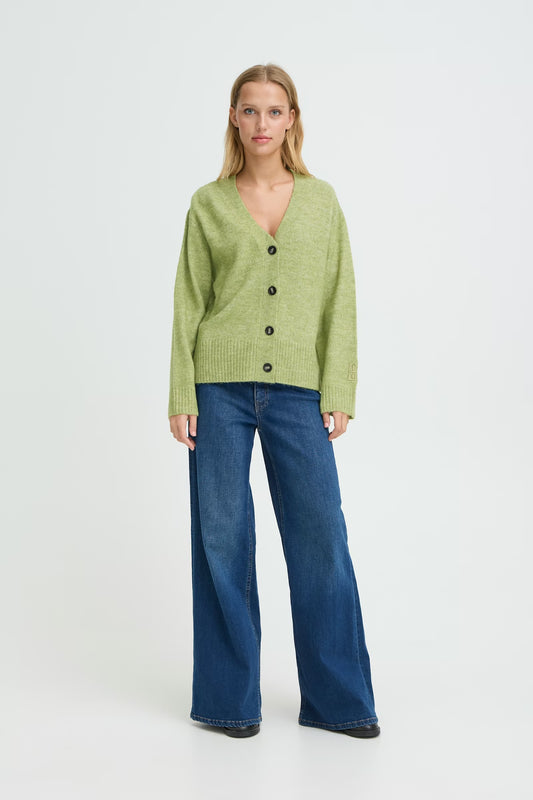 ICHI - BALING - Knitted long sleeve cardi
