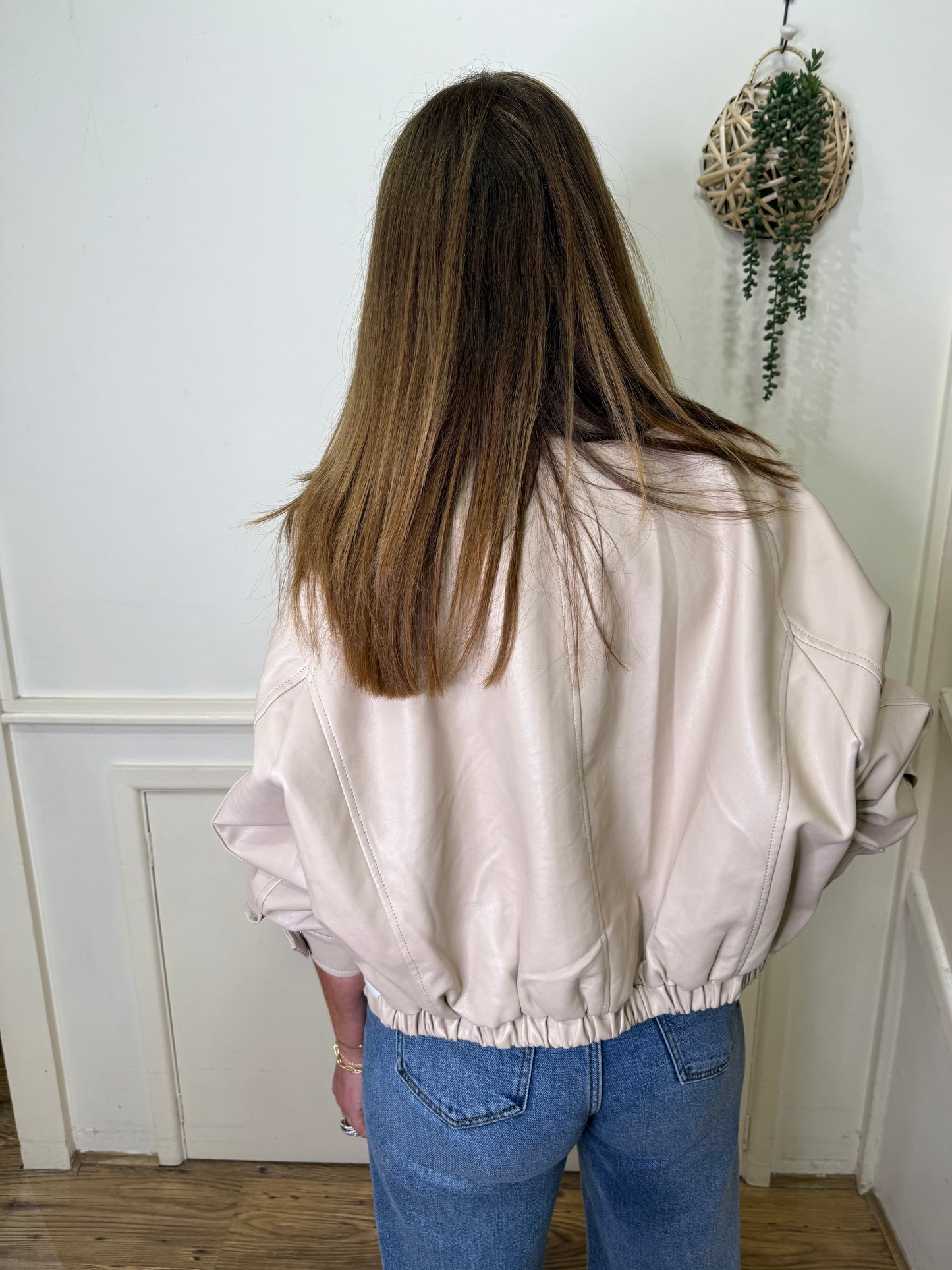 LIANA - Faux leather jacket