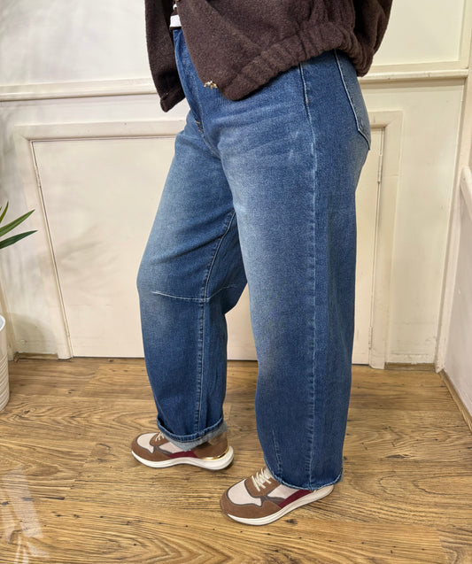 JENNA - Barrel fit jeans