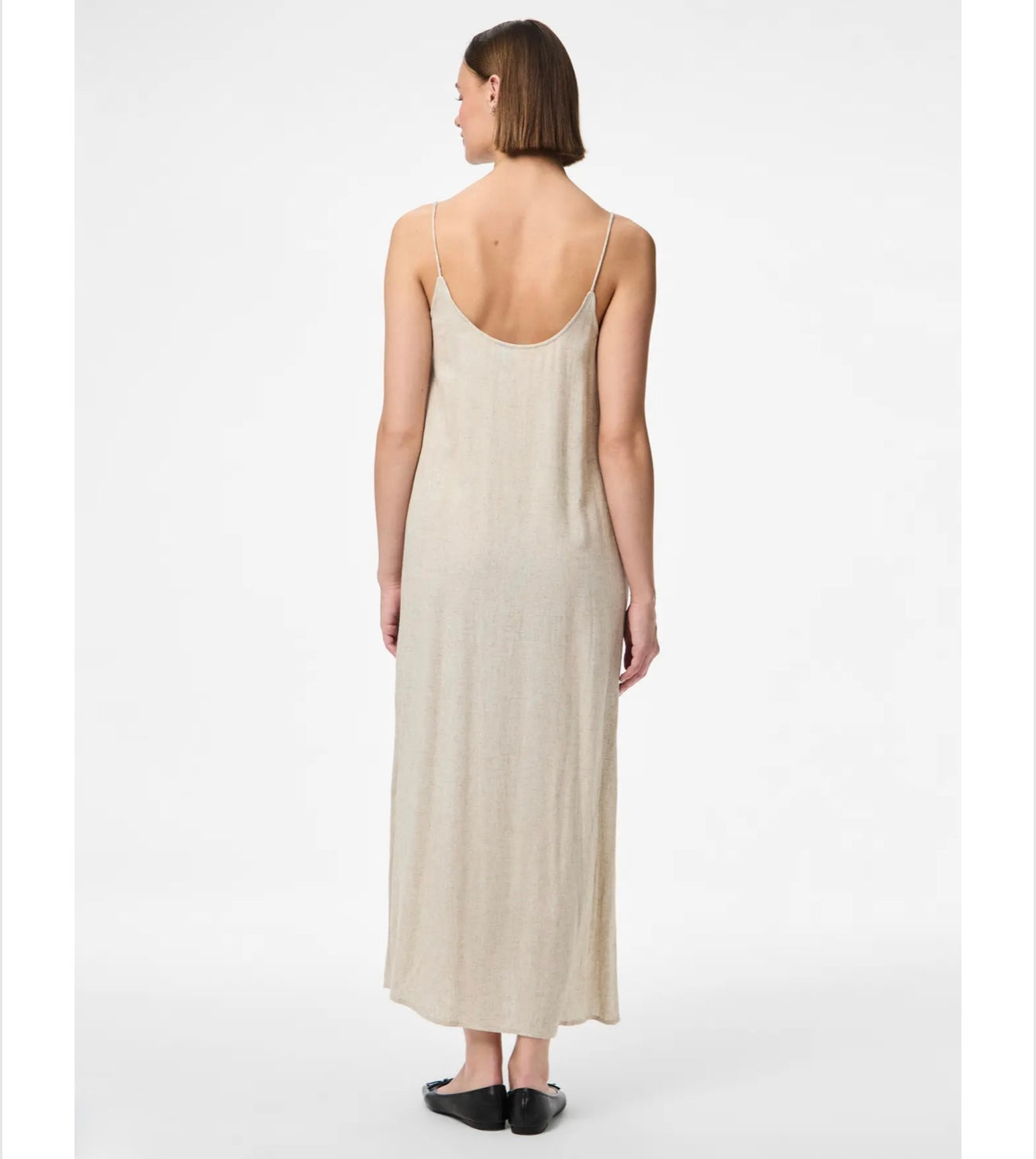 PIECES - PIA - Linen ankle dress