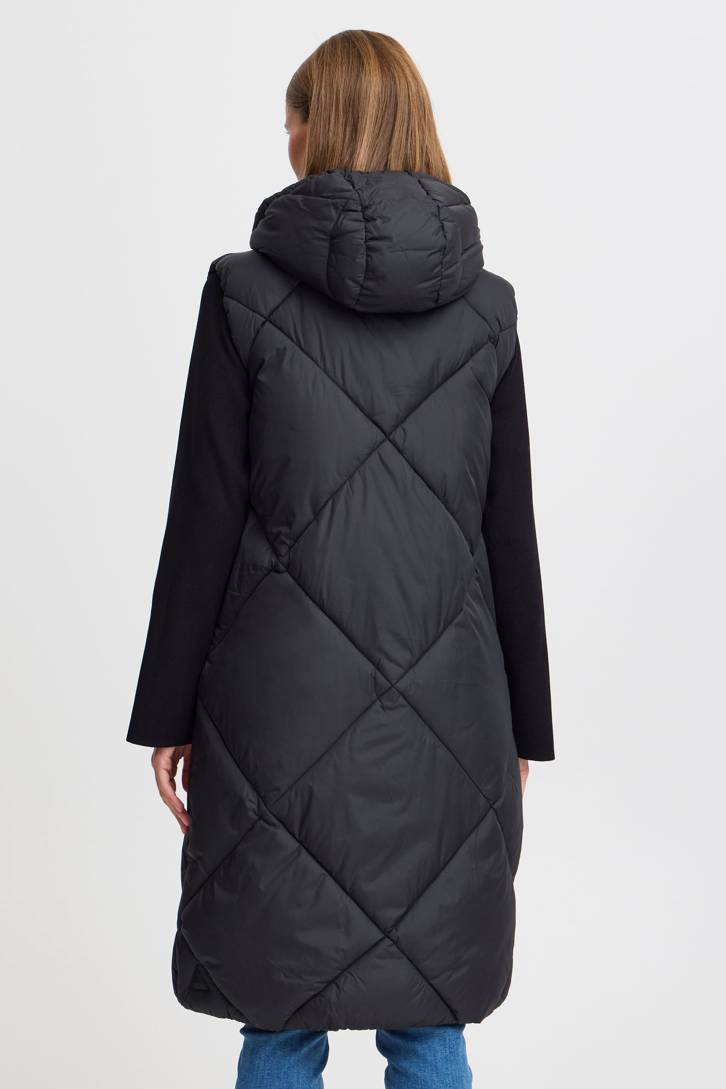 B.Young - BOMINA - Hooded gilet - Black image 2