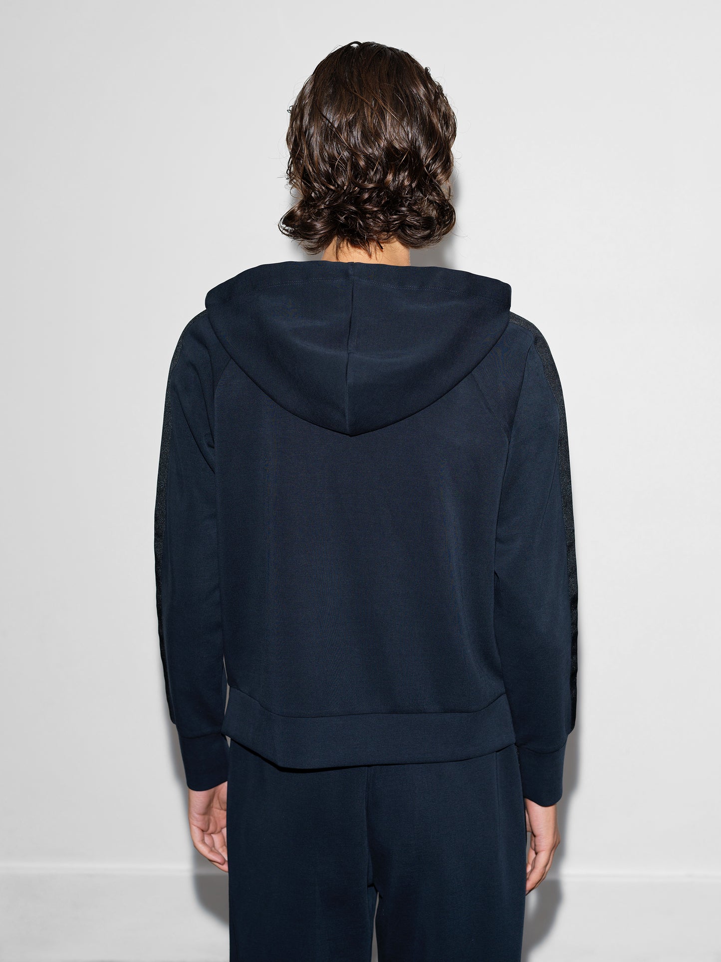 French Connection - 77DZ7 - Wren sleeve trim detail hoodie