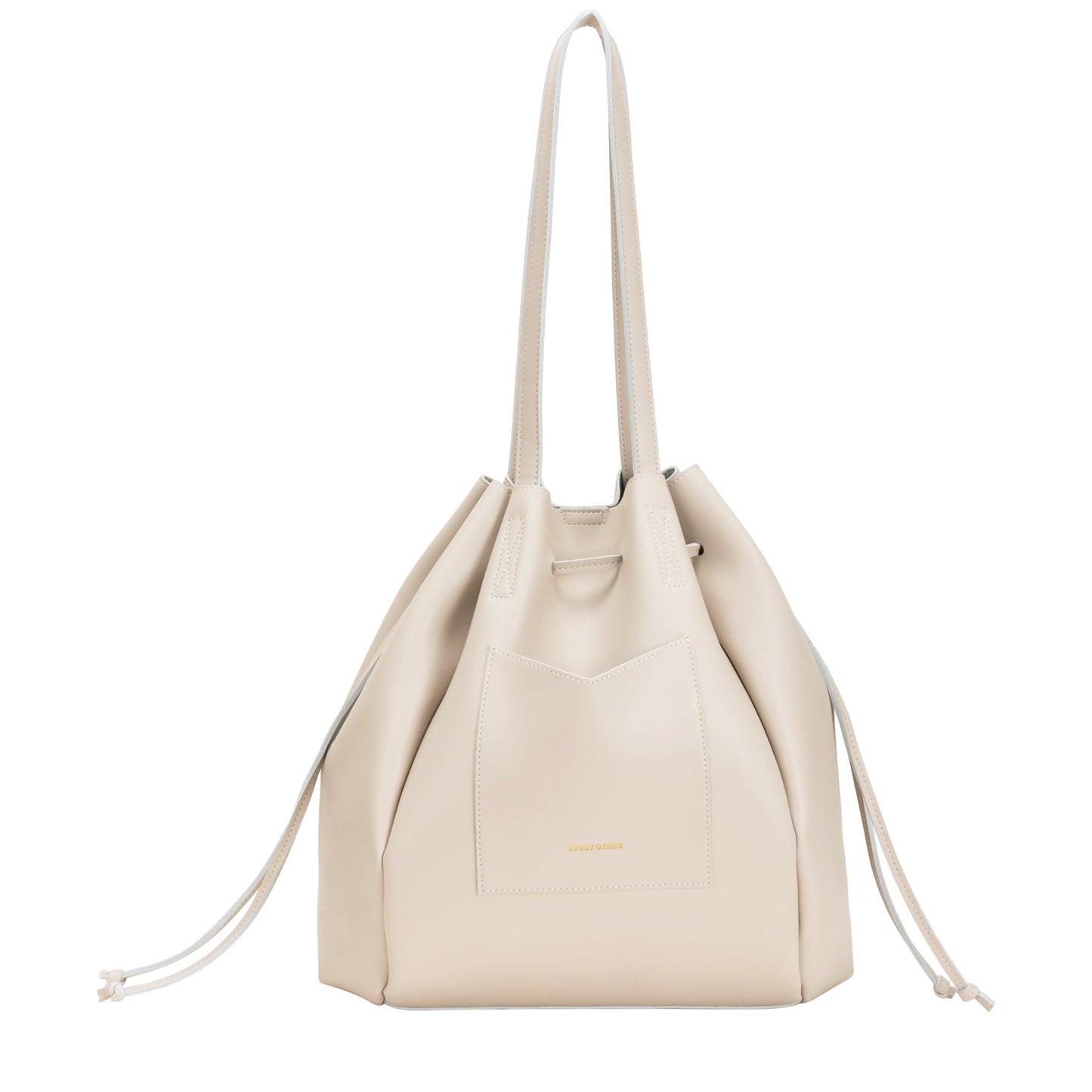 Every Other - 12064 - Draw top tote bag - Cream