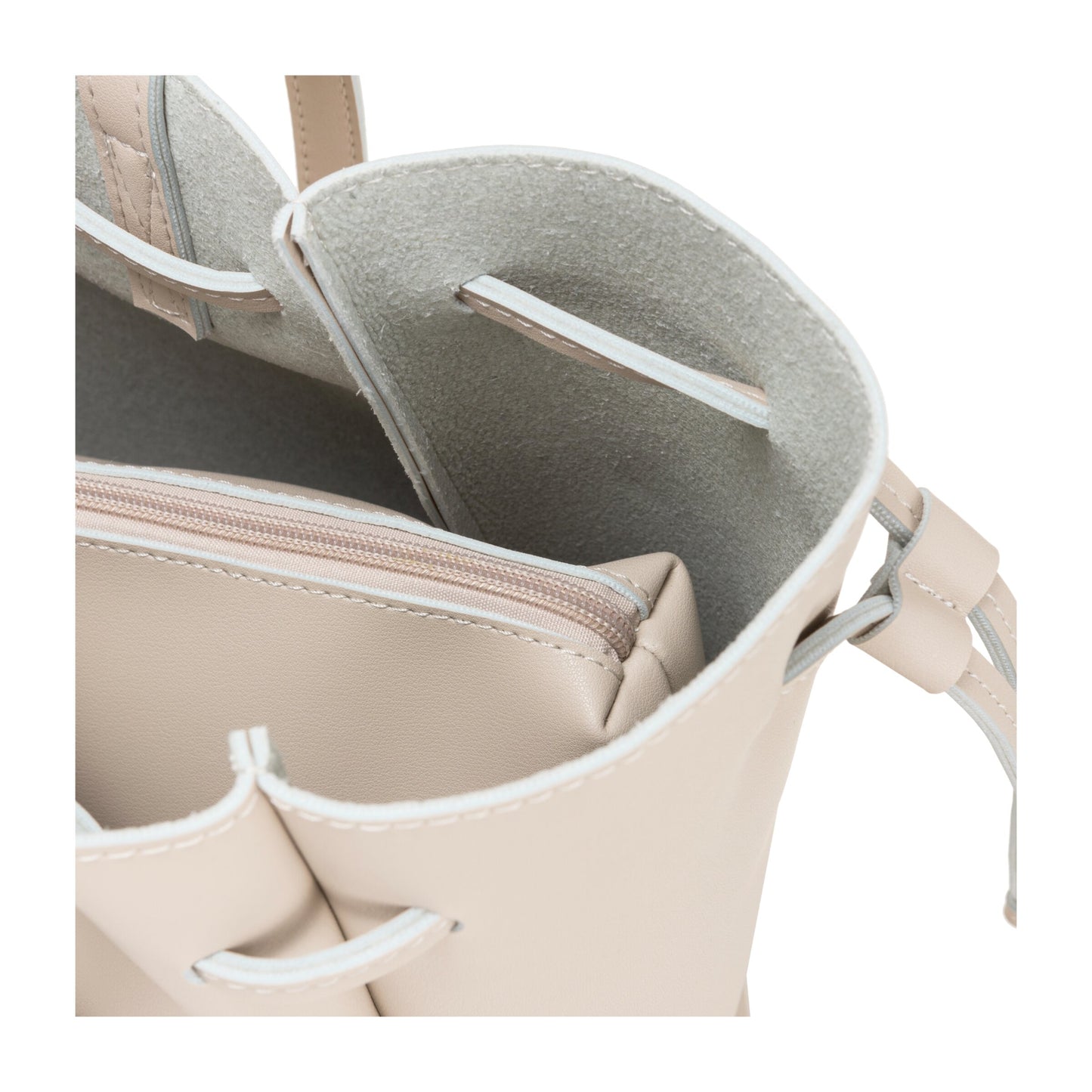 Every Other - 12064 - Draw top tote bag - Cream