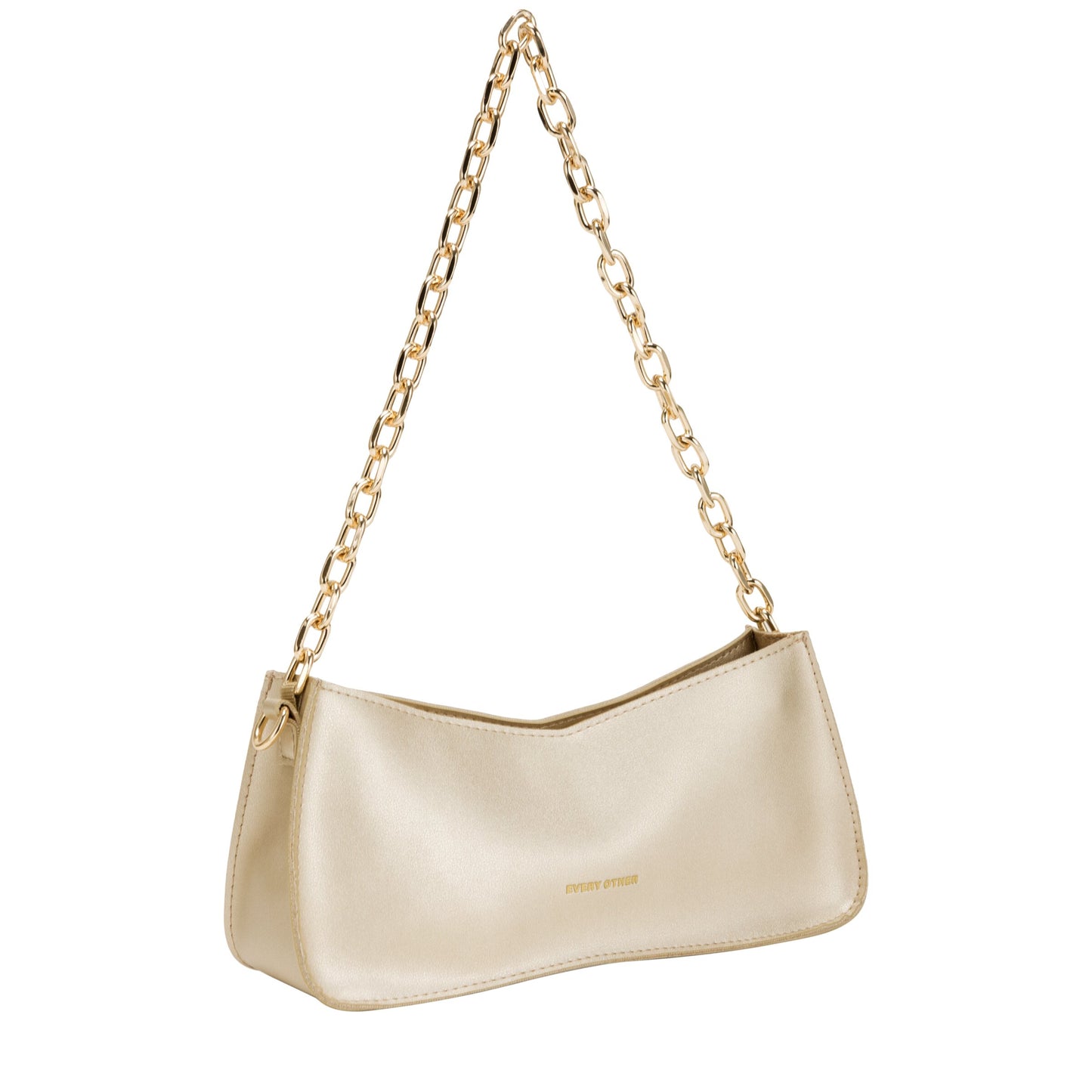 Every Other - 12065 - Chain detail baguette bag