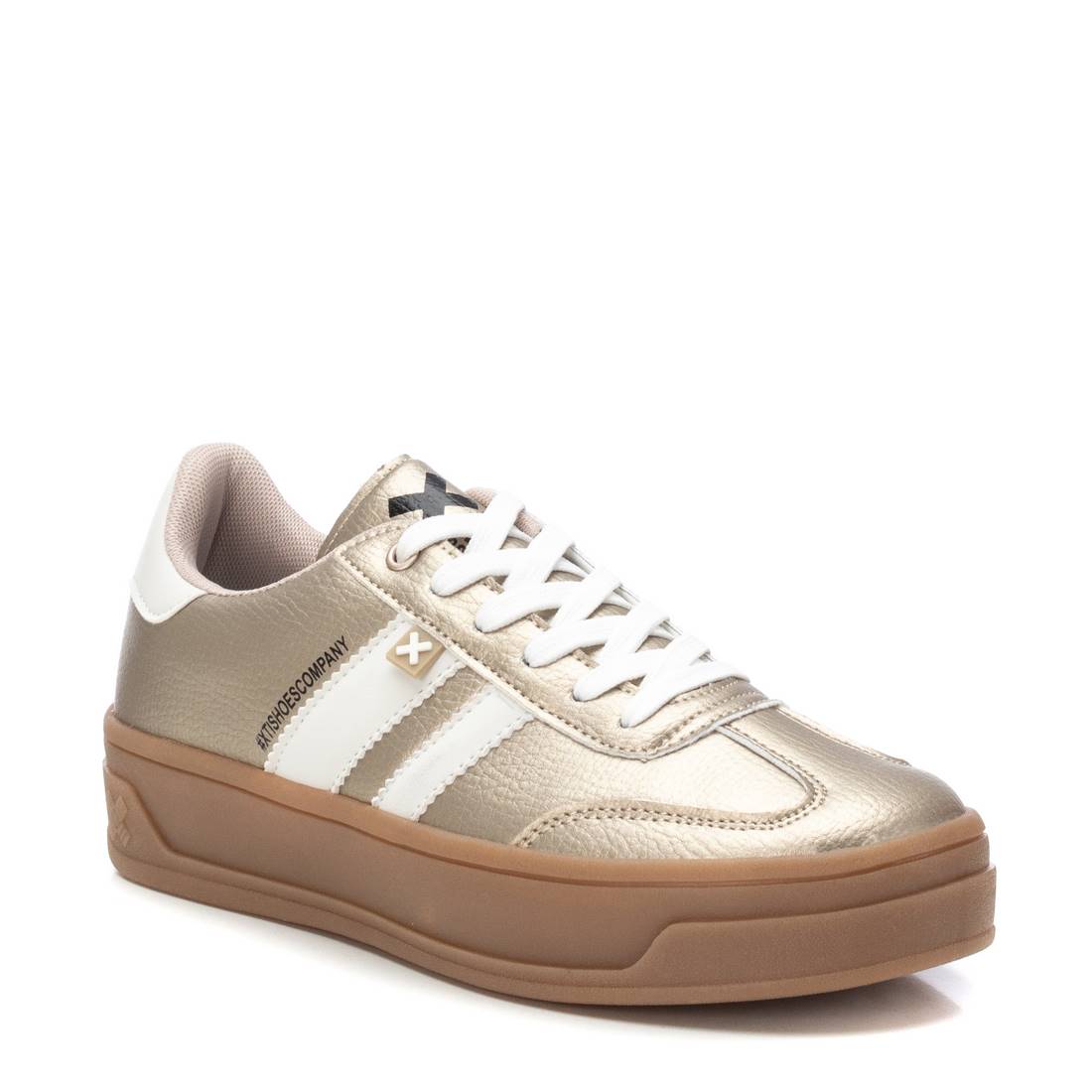 XTI Footwear - 143645 - Matt metallic trainer - Gold