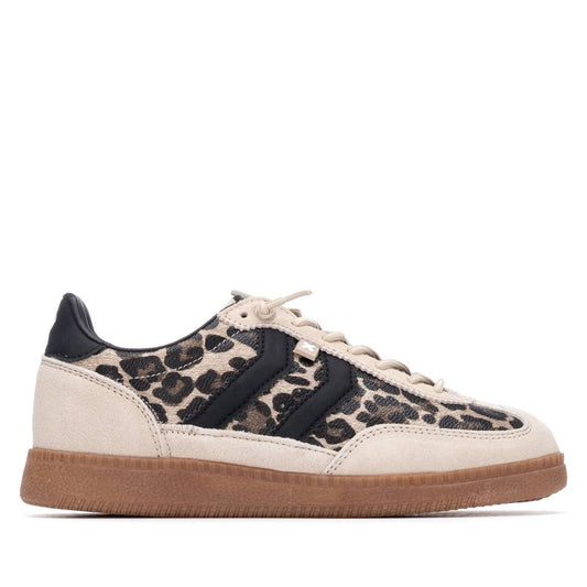 XTI Footwear - 144159 - Animal print side stripe trainer