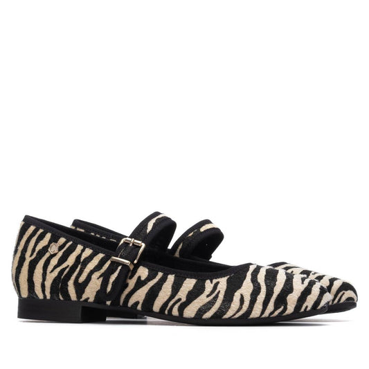 Carmela Footwear - 162561 - Zebra leather ballet flats