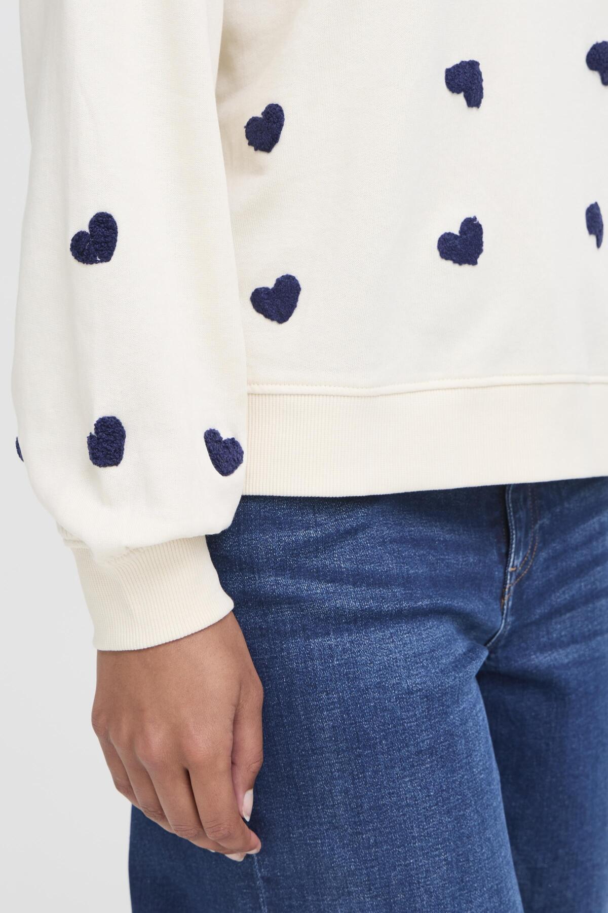 ICHI - KASURA - 3D heart sweater