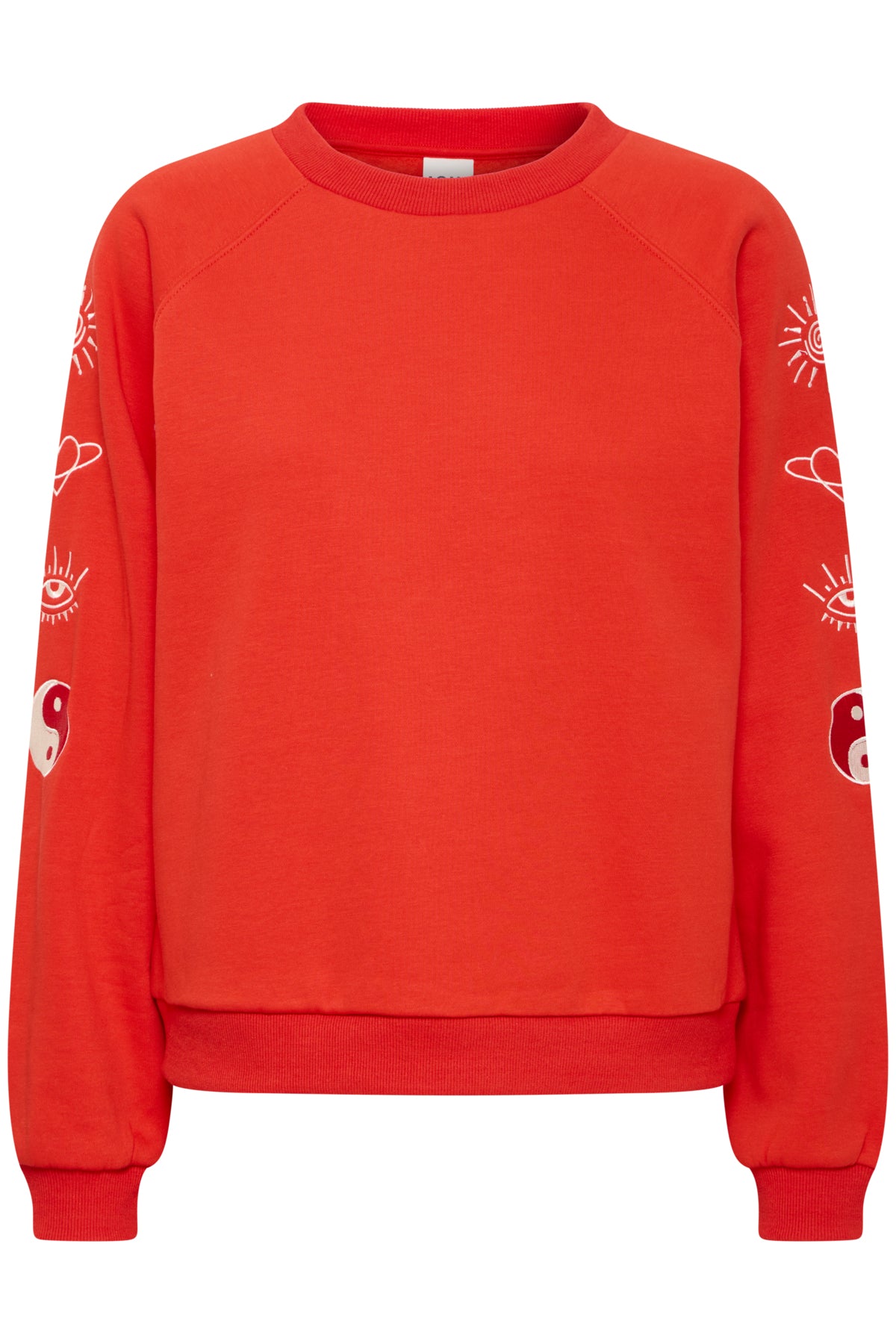 ICHI - LELA - Emoji sleeve detail sweater