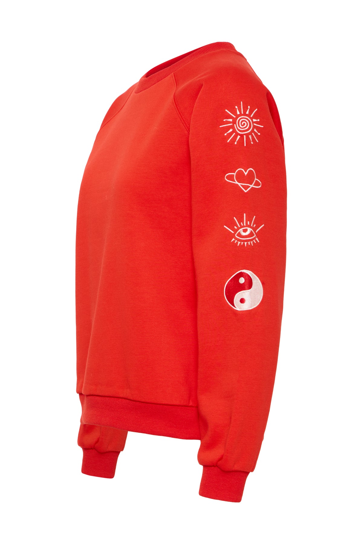 ICHI - LELA - Emoji sleeve detail sweater