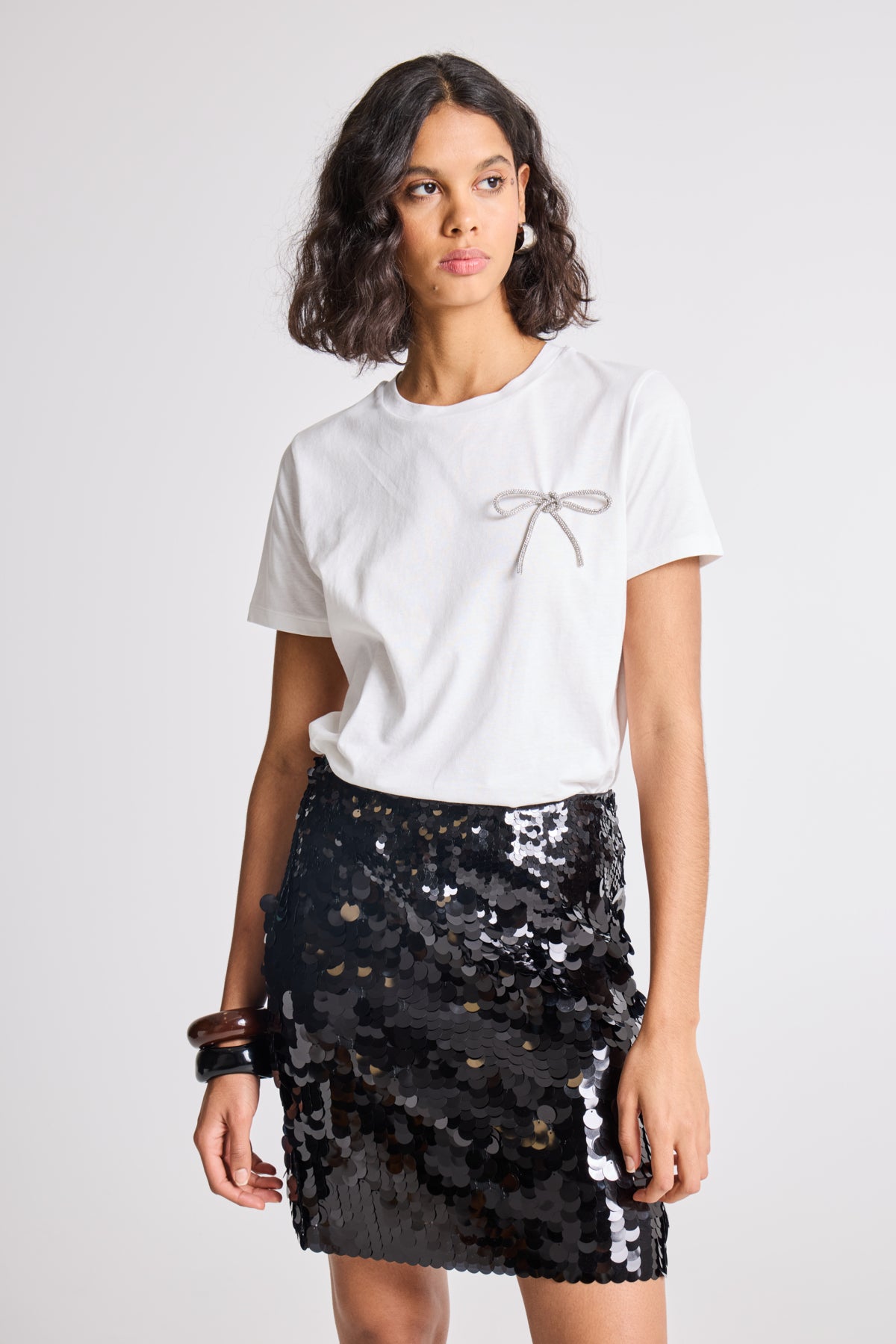 ICHI - PELEOA - Sequin skirt