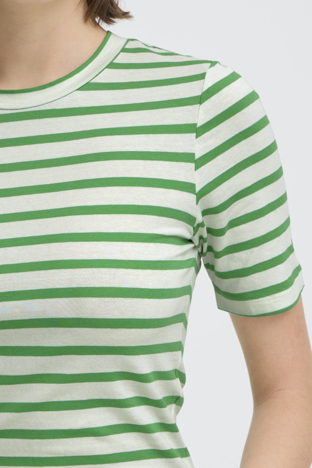 ICHI - MIRA - Stripe fitted t.shirt