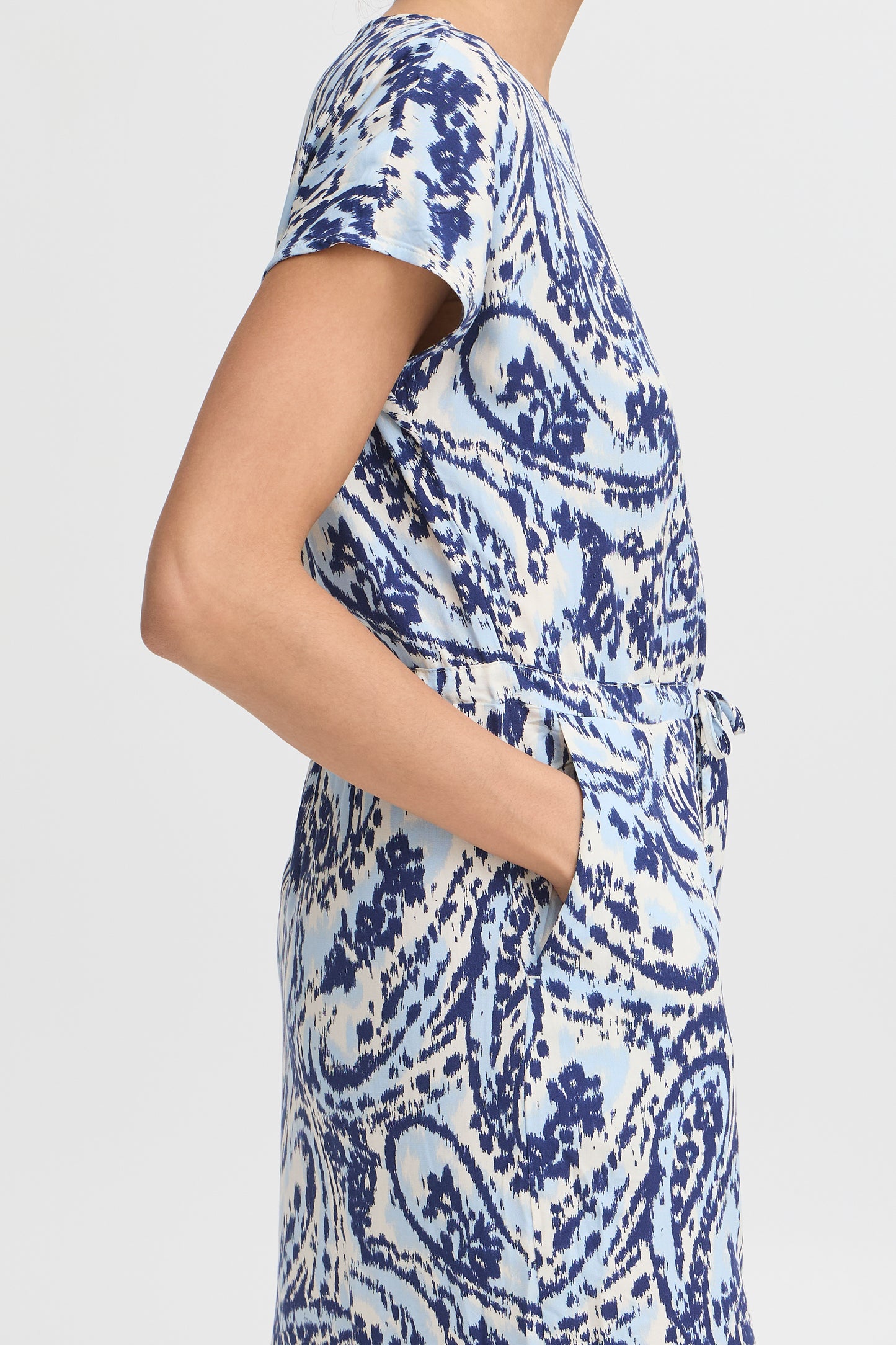 B.Young - JOELLA DR 2 - Printed drawstring waist dress