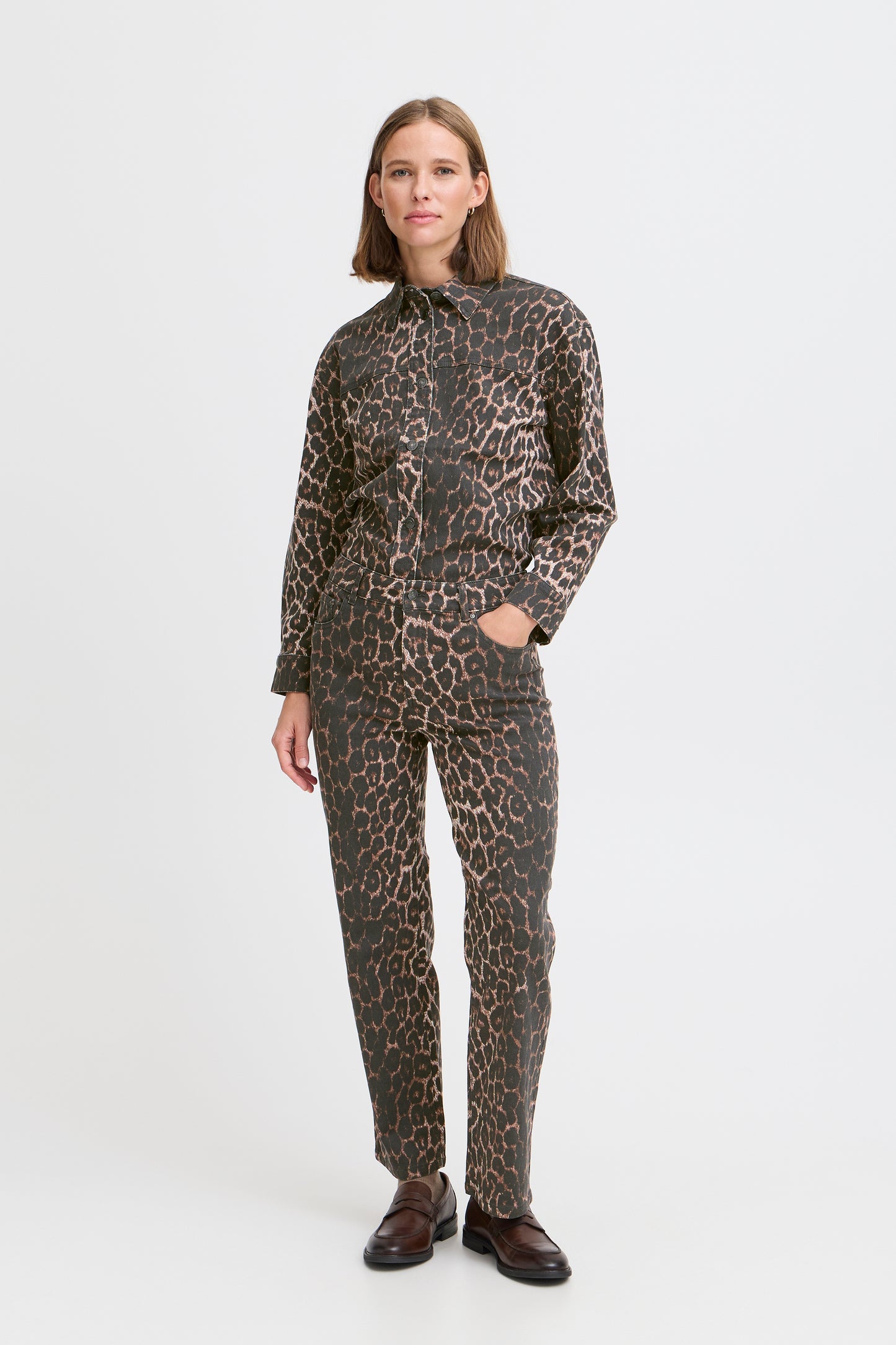 B.Young - KENNA - Leopard print overshirt Shacket