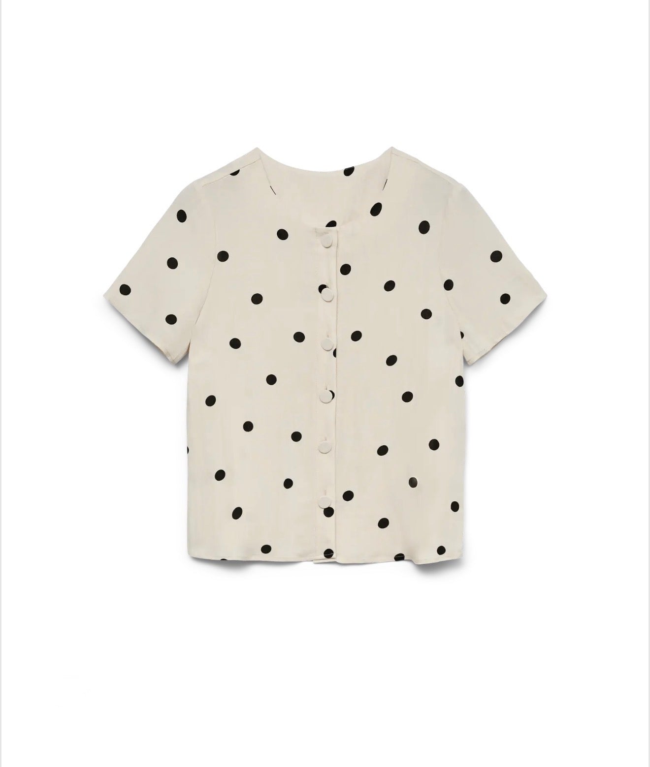 Vero Moda - JOAN - Polka dot short sleeve top