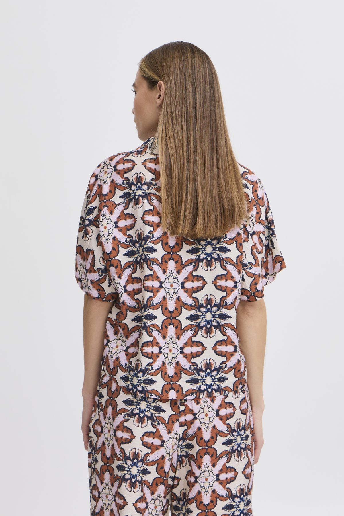 ICHI - ZASHA - Printed short sleeve shirt