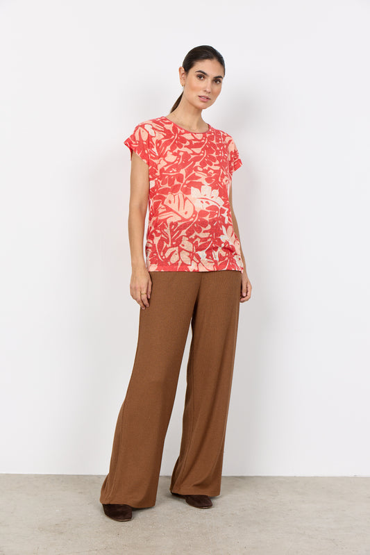 Soya Concept - ARETHA 46 - Printed cap sleeve t.shirt