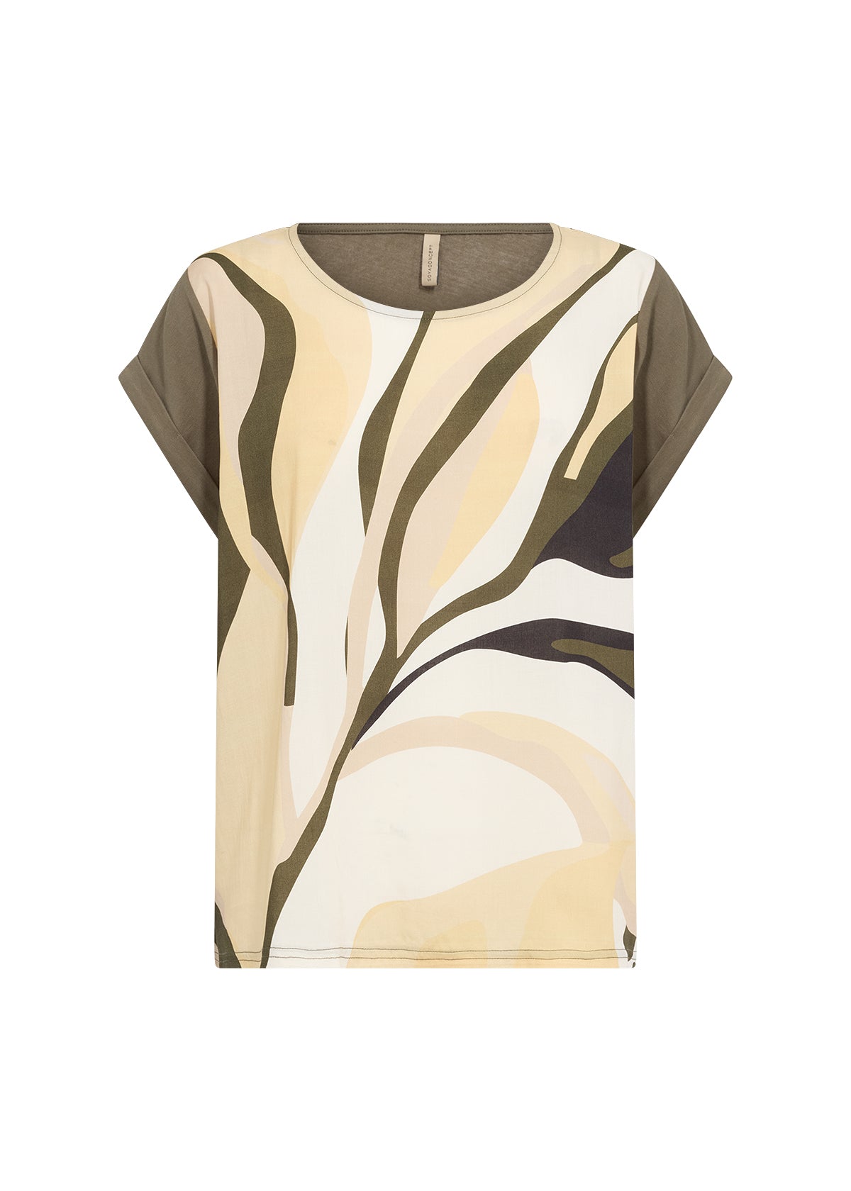 Soya Concept - GAIL 2 - Cap sleeve abstract top