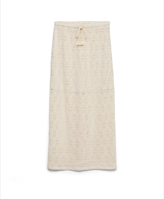 Vero Moda - MAYA - Crochet ankle skirt
