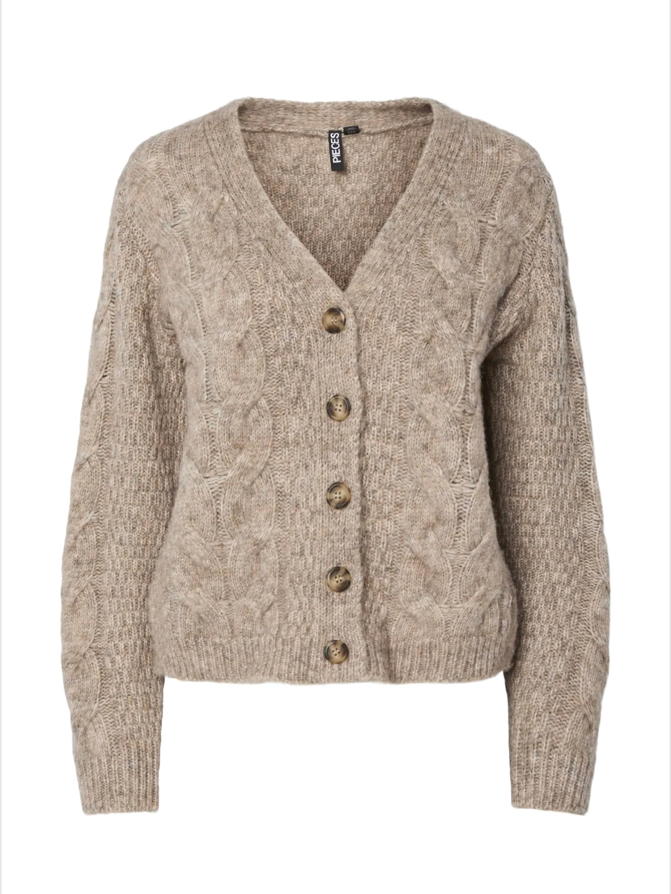 Pieces - NINA - Cable knitted cardi
