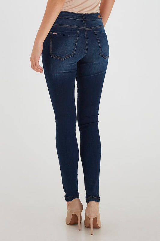 B.Young - LOLA BY LUNI - Slim fit jeans - Dark Denim image 1