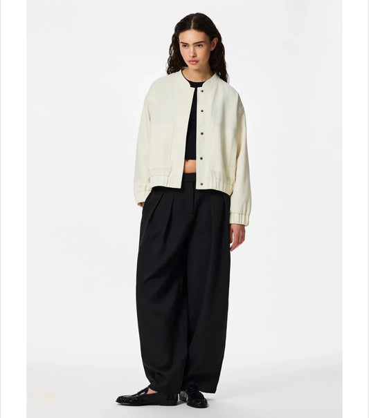 Pieces - ANNIE - Pocket detail bomber jacket