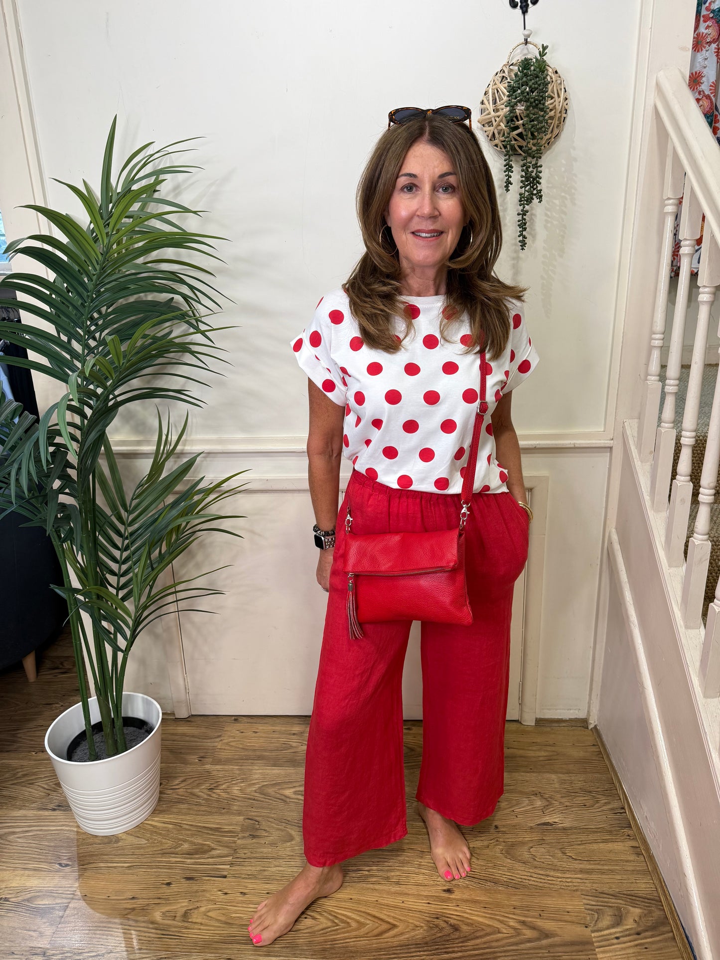 Polka dot t.shirt