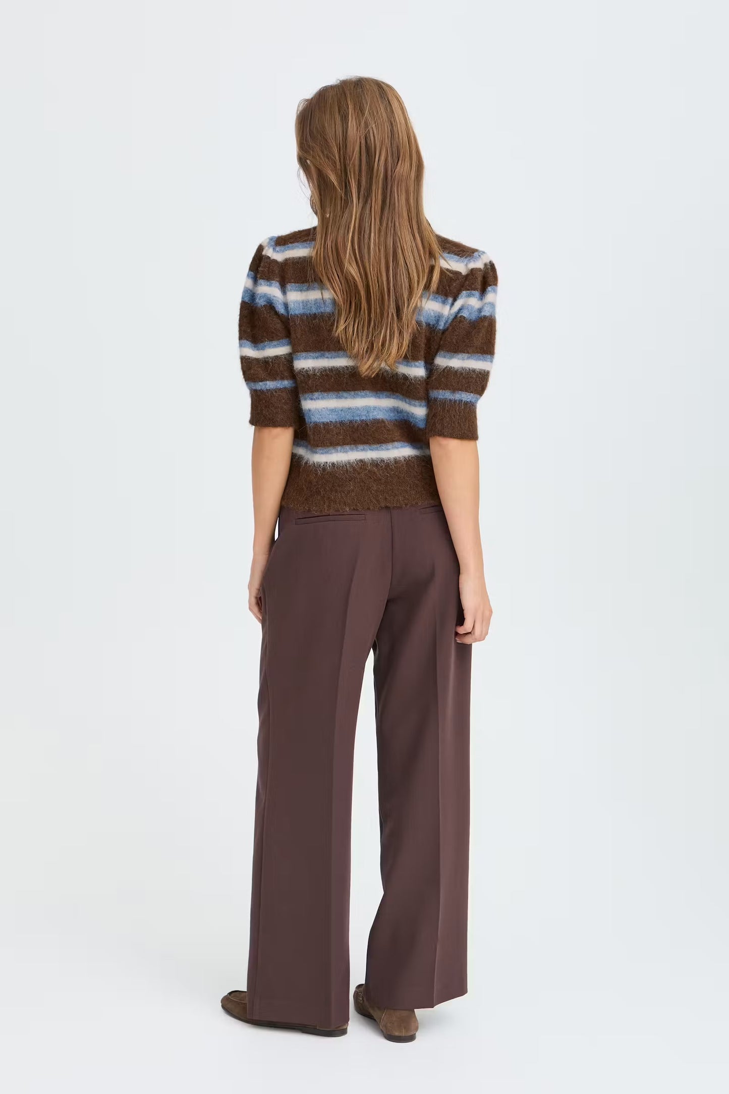 B.Young - MILOU - Stripe 1/2 sleeve knit