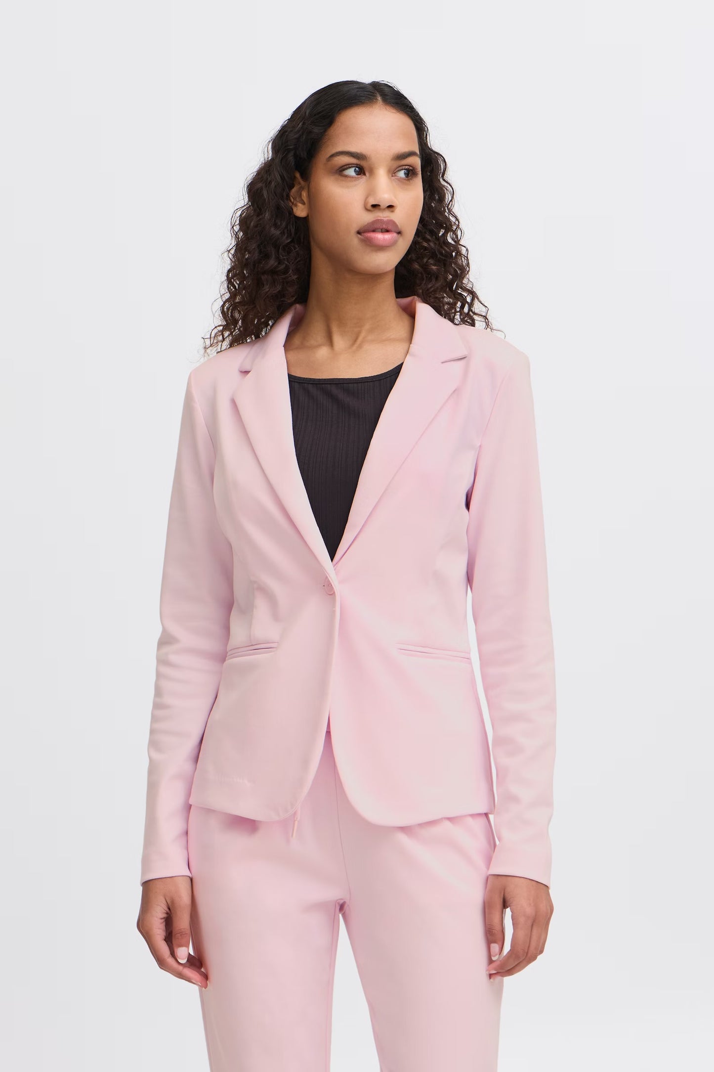 ICHI - KATE - Long sleeve jersey blazer