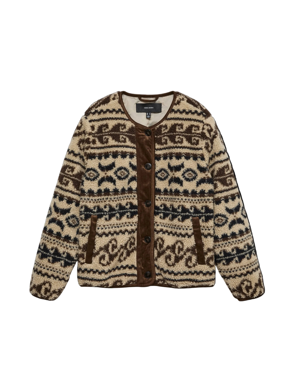 Vero Moda - LINDAU - Aztec Teddy jacket