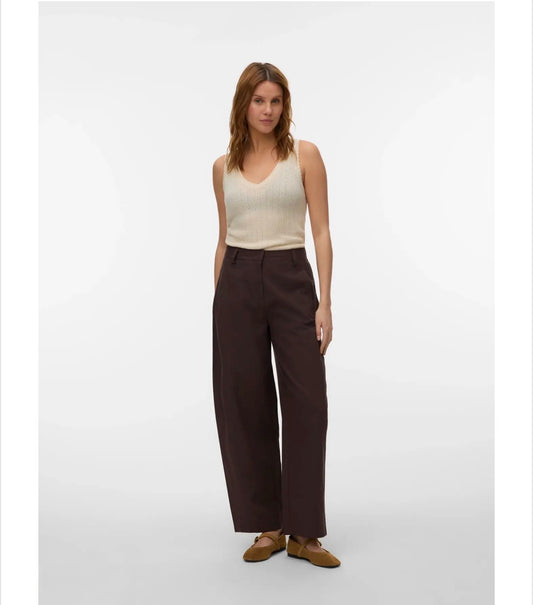 Vero Moda - SELMA - High waist barrel trousers