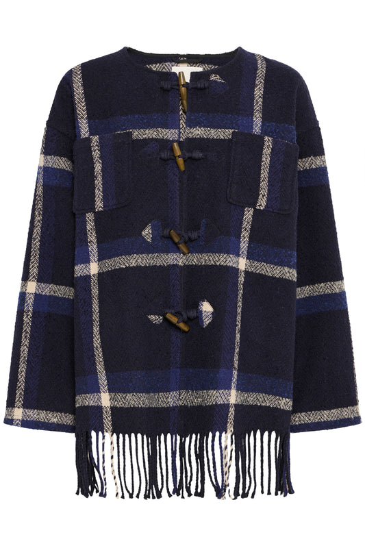 ICHI - FONIZA JA - Checked tassel jackets