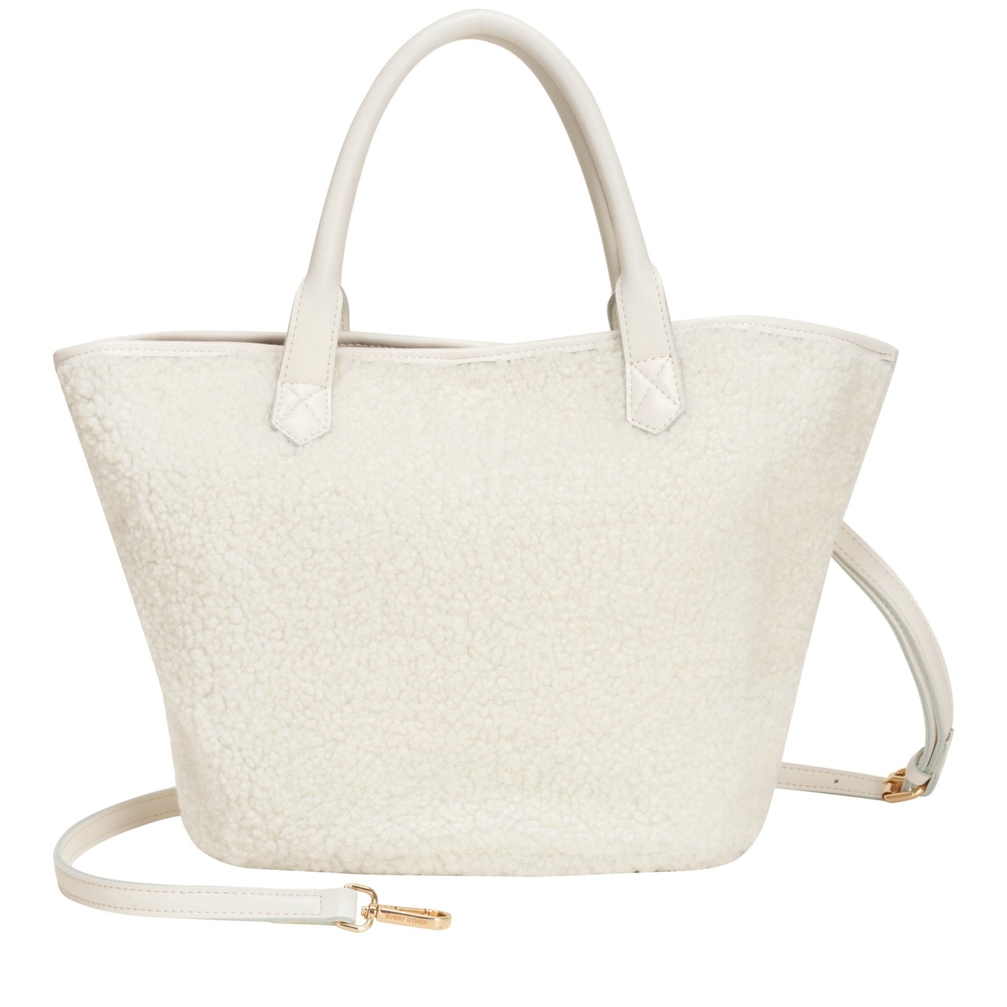 Every Other - 12036 - Large Nova Faux Shearling Tote Bag