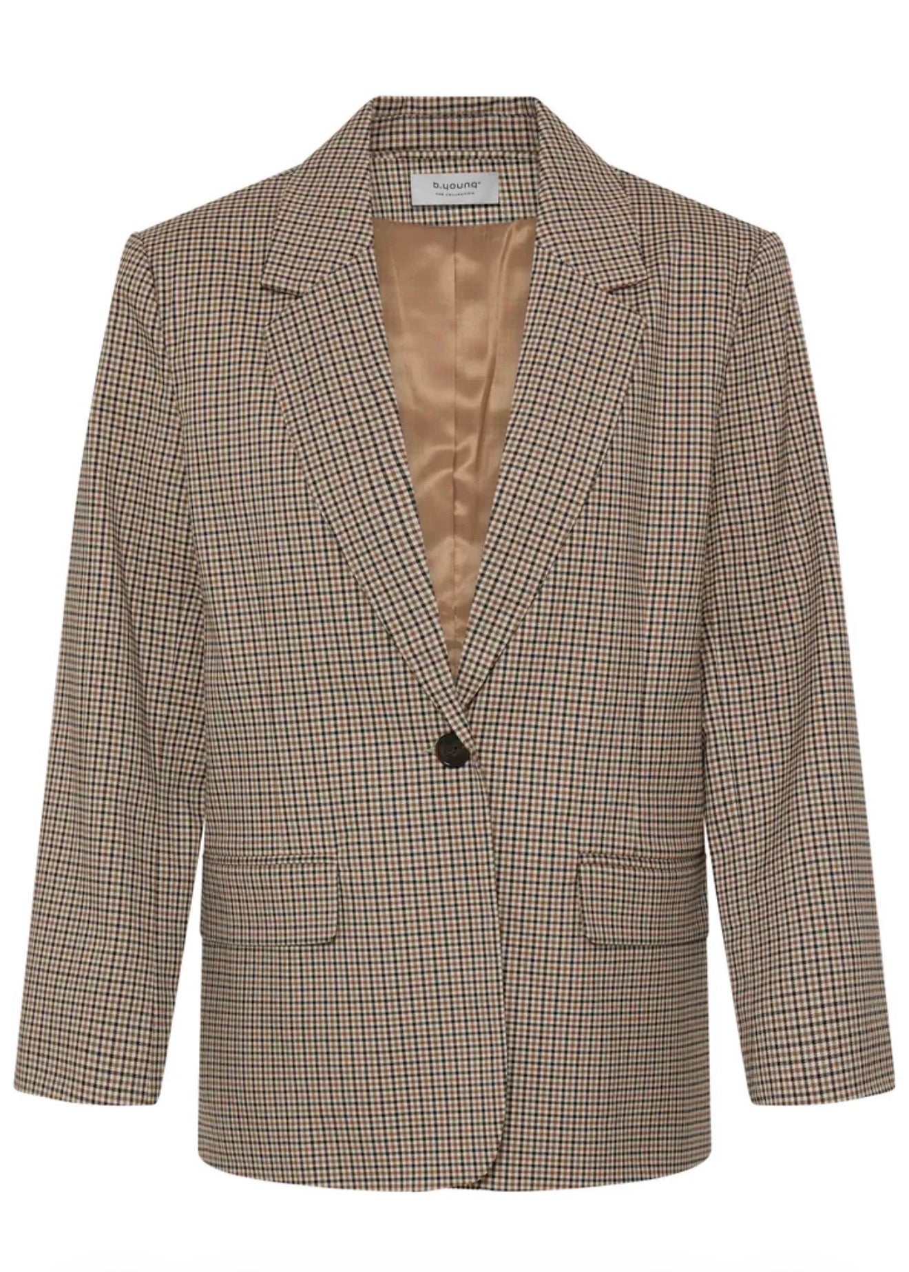 B.Young - ESTOLO - Checked blazer