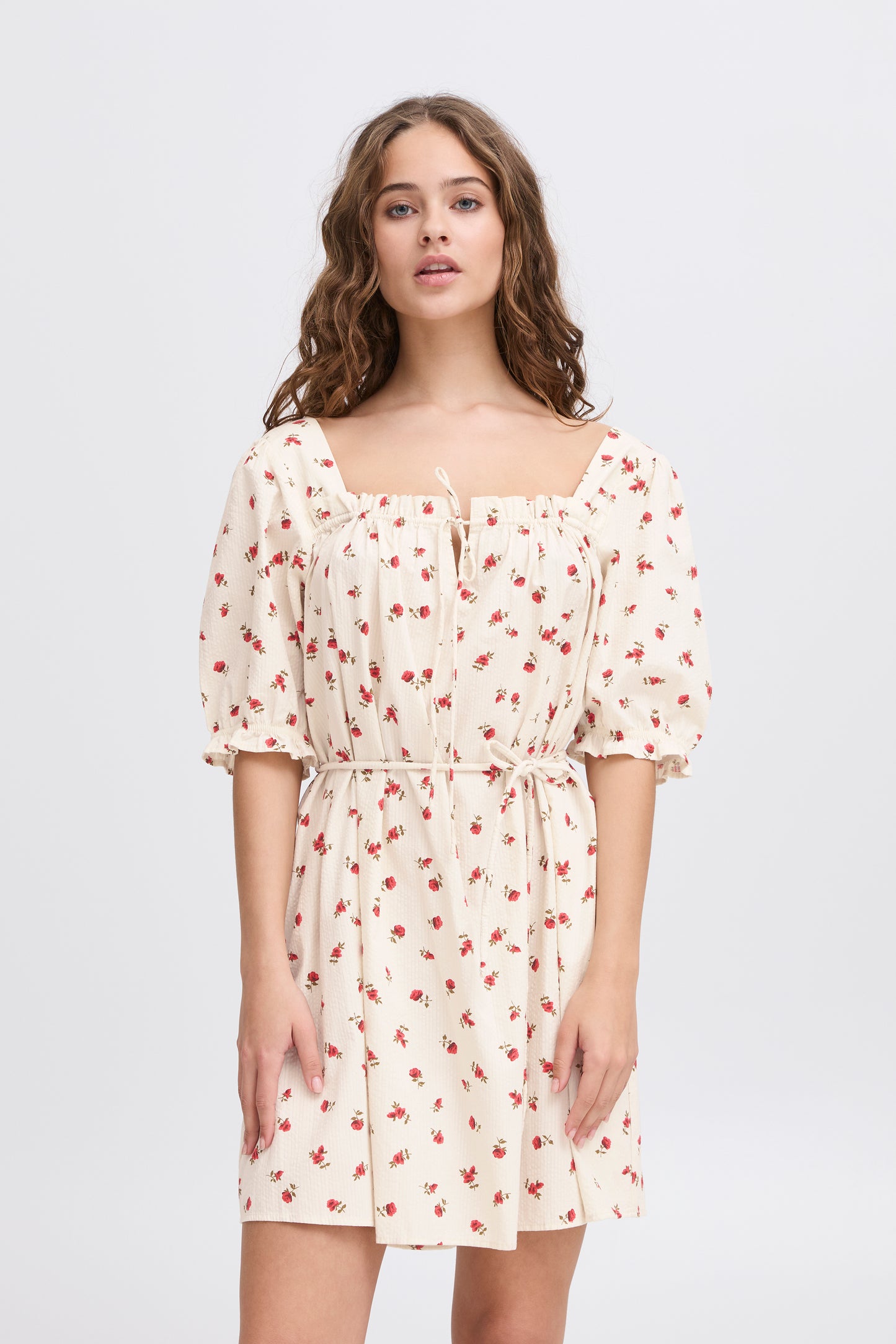 ICHI - ROSEY DR2 - Rose print dress