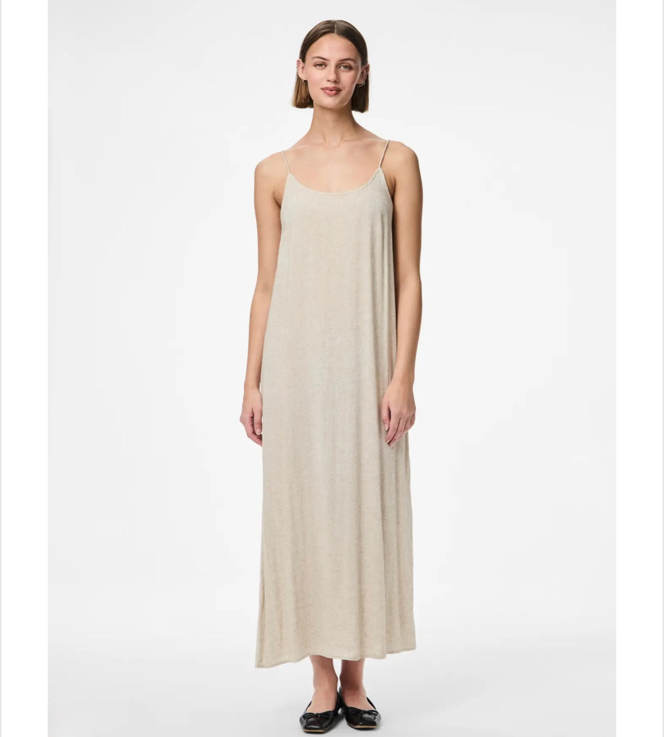 PIECES - PIA - Linen ankle dress