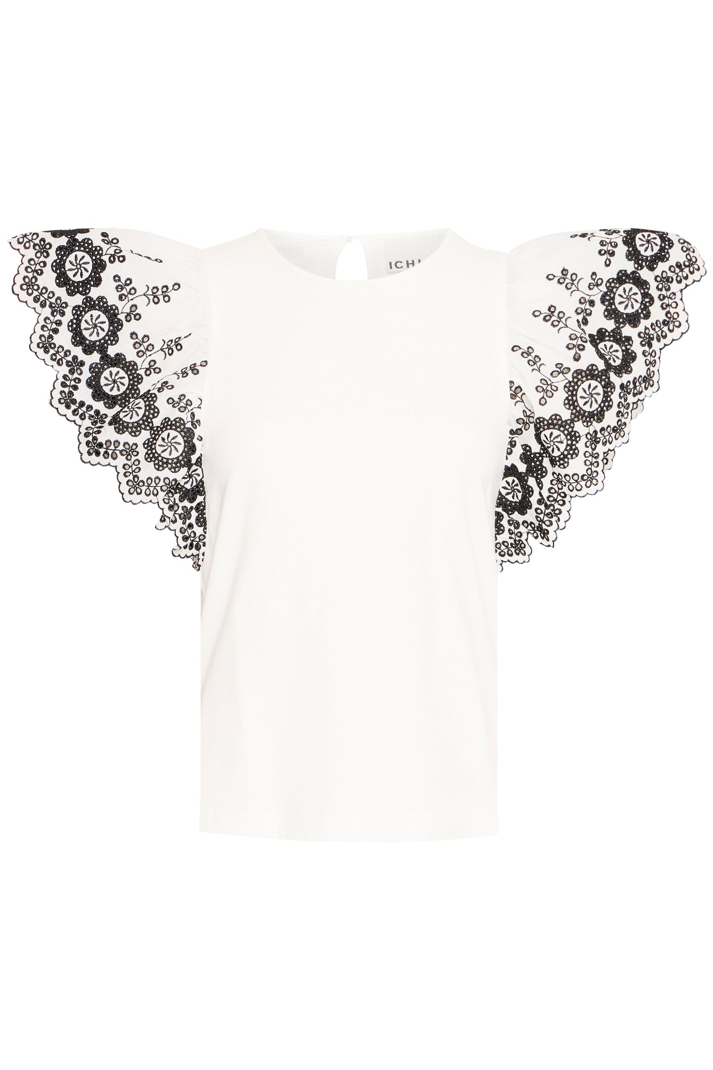 ICHI - MALUI SS - Lace sleeve top