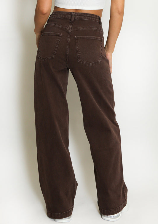 JENIPHER - High rise dad fit jeans