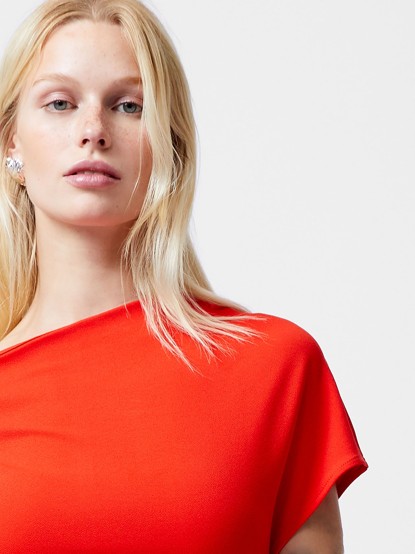 French Connection - 71YDO - Valetta Gathered Off Shoulder Midi Dress