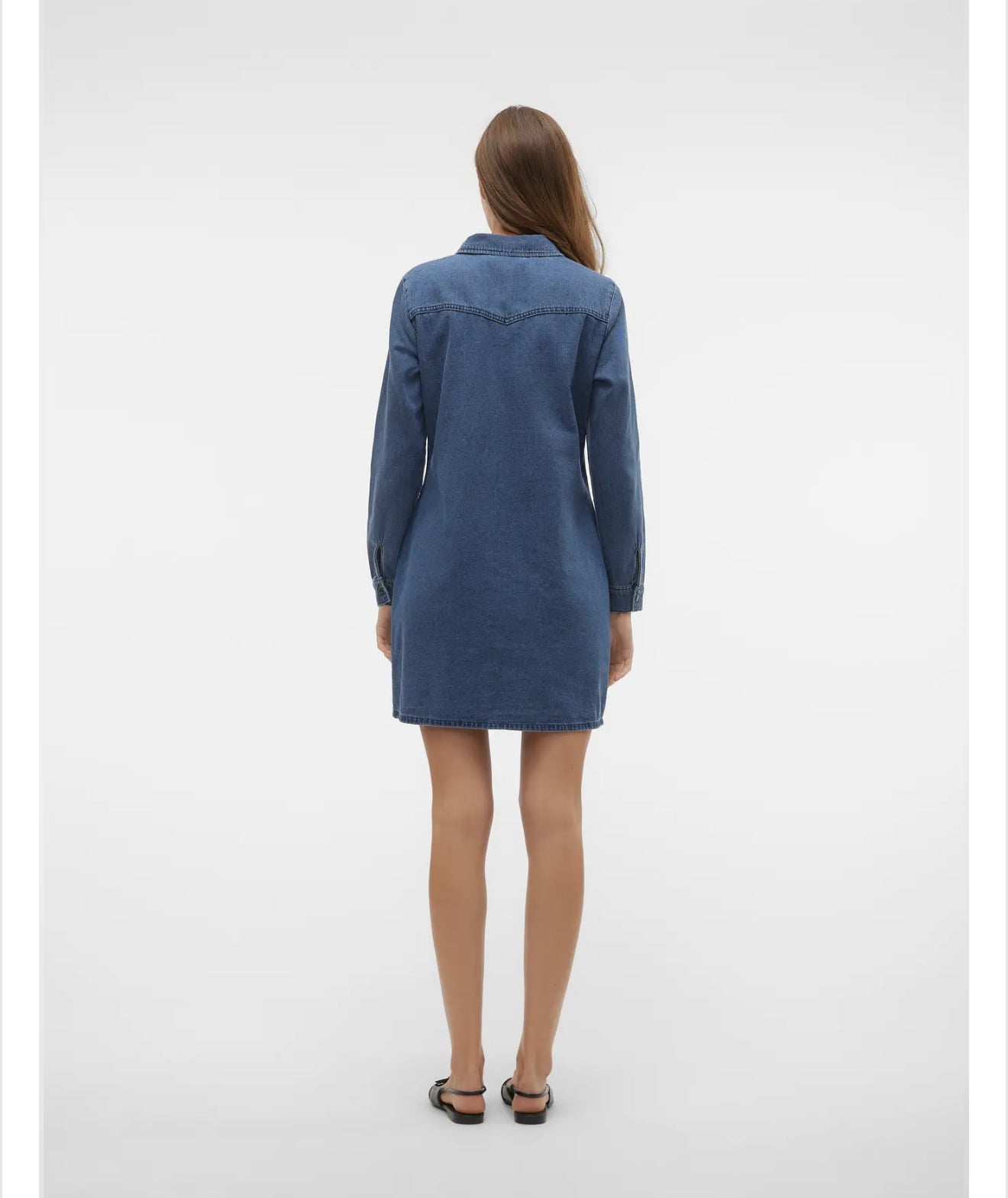 Ver Moda - JENNIE - Long sleeve denim dress