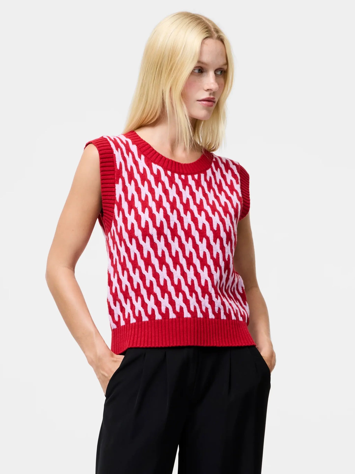 French Connection - 78ZAW - Klara Flec Abstract Striped Vest