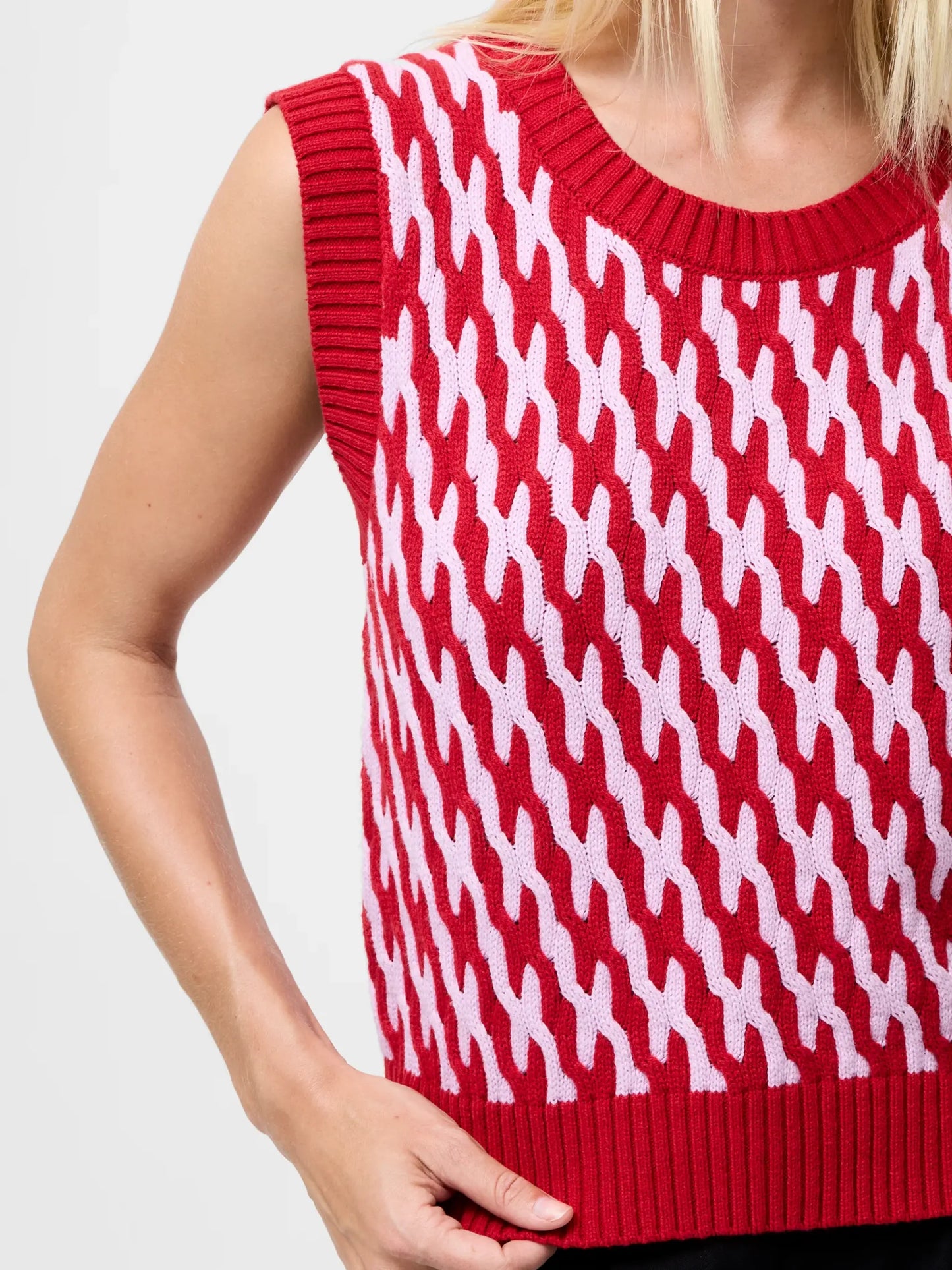 French Connection - 78ZAW - Klara Flec Abstract Striped Vest