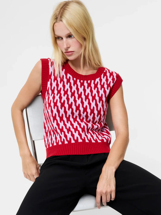 French Connection - 78ZAW - Klara Flec Abstract Striped Vest