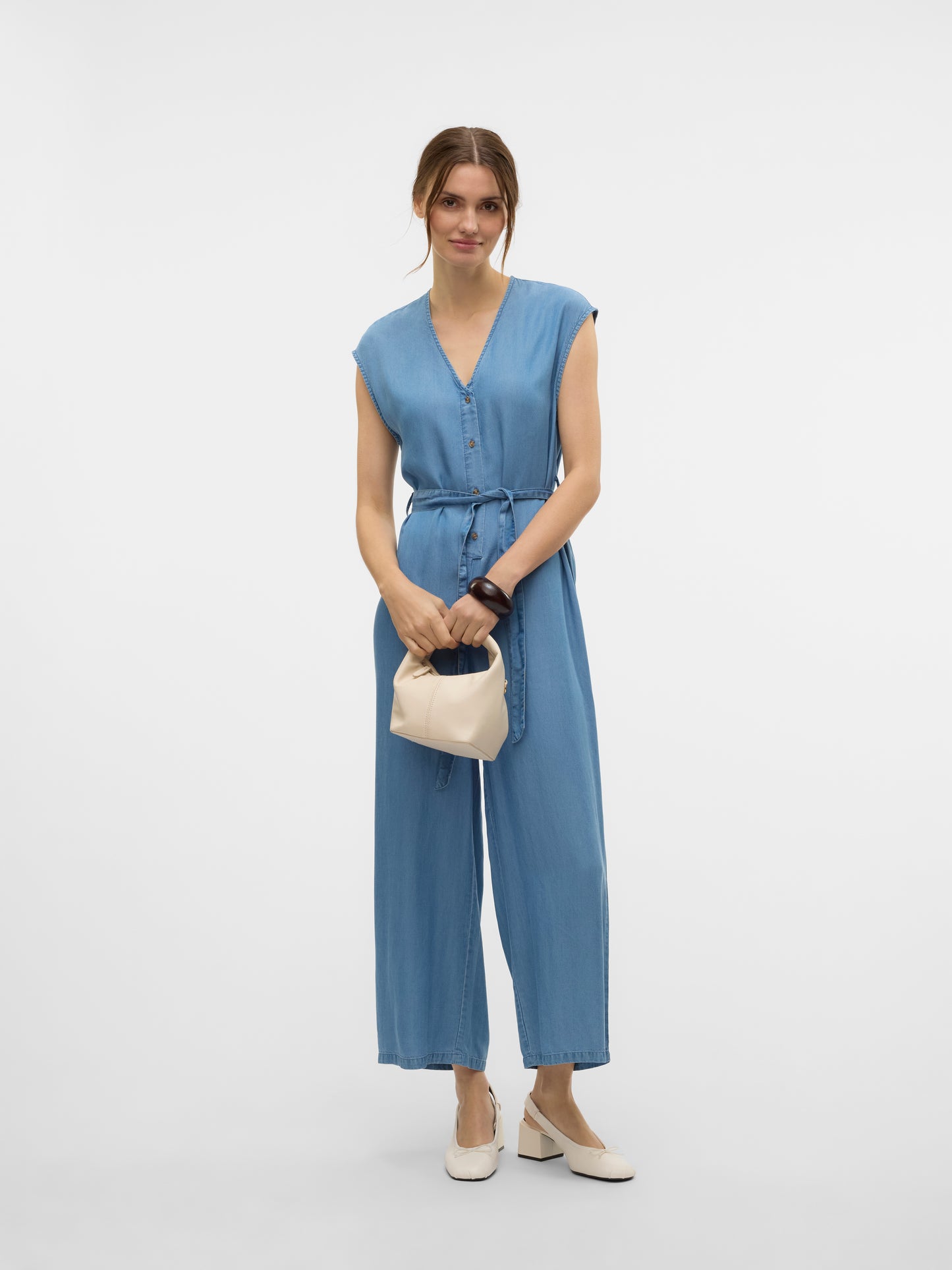 Vero Moda - FLEUR - Chambray jumpsuit