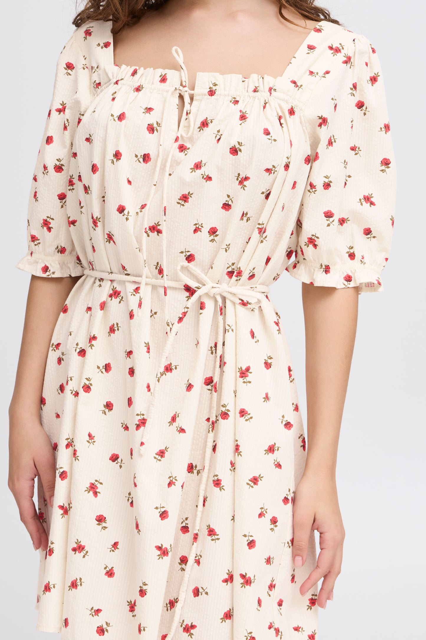 ICHI - ROSEY DR2 - Rose print dress