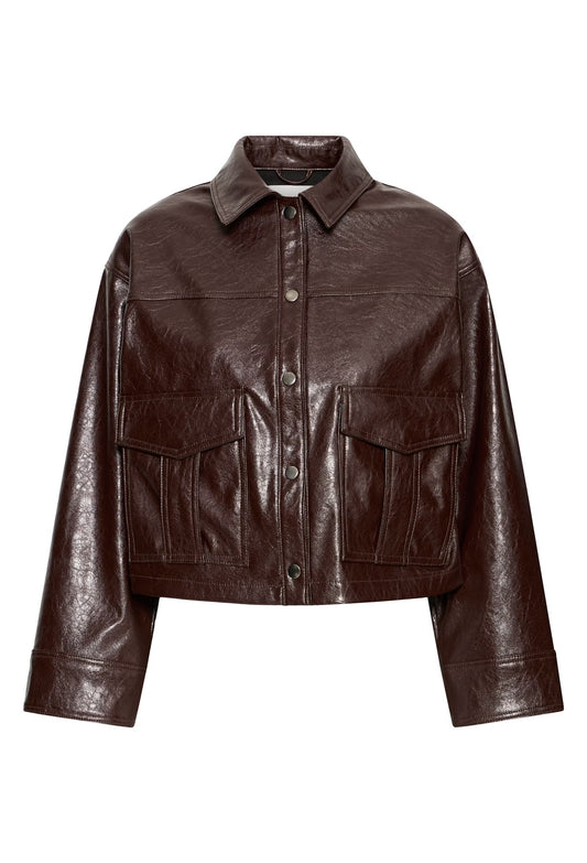 B.Young - DAINA - Faux leather jacket