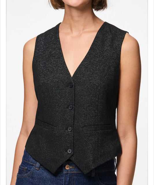 Pieces - BOSELLA - Glitter waistcoat